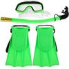 SHERCHPRY Set da Snorkeling con Pinne e Boccaglio in Pvc+pc+pp+eva, Design Adorabile, Visibilità Chiara Sott'acqua per Un'atmosfera Estiva Nelle Avventure Subacquee