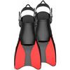 Baoblaze da Nuoto tte Sub Snorkeling con Calzata Personalizzabile a Cinturino Resistente per Spinta Costante Adatte a Pratica Quotidiana Snorkeling Costiero Vacanze, Rosso, L-XL 42.5-47