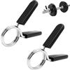 Ebksqs 2 chiusure per manubri, 28 mm, clip per manubri, morsetti a molla per bilanciere, allenamento della forza, pin, fissaggio manubri