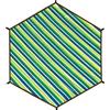 Generic Copertura Ombreggiante per Trampolino Impermeabile Resistente Ombreggiante