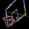 PATIKIL Set di luci a LED per canestro da basket e tabellone con telecomando, luce da basket per illuminare al buio, luce notturna luminosa per esterni