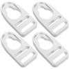 HOLIDYOYO 4 Pezzi Clip di Fissaggio in Alluminio per Sedile Kayak, Resistenti alle Intemperie Stabilità Migliorata, per Avventure in Condizioni Marine