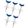 Generic Set per allenamento di tiro, confezione da 5 tee in nylon per palline da golf con linee guida visibili e set da golf con linee guida visibili con