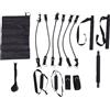 Mavaol Pilates Bar Kit 20 30 40 Lbs Fasce di resistenza Attrezzature per allenamento Pilates regolabili con custodia per fitness a casa