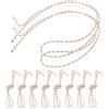 JOINPAYA Accessorio per Lanterne 10 Rotoli Stoppino Rotondo in Cotone Resistente al Calore Assorbimento Efficiente per Lampade a Olio per Campeggio e Uso Esterno
