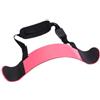 Qianly Arm Supporto per Bicipiti con Cinghie Regolabili Regolabile Attrezzo da Allenamento Curvo Isolatore per Palestra in Casa, Rosa