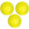 Generico Quiet Pickleball Balls 3Pc - Indoor 74mm PU Foam | Silent Practice