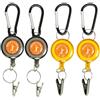 QUXVUIS Moschettone con Clip Porta Badge da Golf con Struttura Durevole per