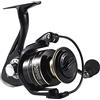 BNTTEAM Bobina da pesca con roccia da pesca 12BB 5.2: 1 mulinello da pesca alla carpa in metallo 1000 2000 3000 4000 5000 6000 7000 Series (nero, serie 3000)