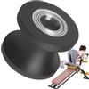 Generico Rullo ellittico silenzioso poliuretano, ricambio attrezzo fitness | Poliuretano dimezza rumore vs . Cuscinetto 608ZZ auto-lubrificante per movimento sussurrante. Ø70mm