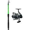 Kolpo Furba Canna da Pesca Allround 2.10 m 10-80 g con mulinello e filo speciale viaggio