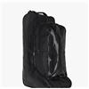QHP Borsa combinata per stivali e casco Croco, colore nero