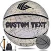 Custom Pallacanestro personalizzato personalizzato, personalizzato il tuo nome, testo sul basket, Glow in The Dark Basket regalo, Pallacanestro riflettente, Taglia 7/6/5 Standard Pratica Formazione