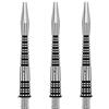 WINMAU Triad RX - Steli per freccette in alluminio Triad RX - 1 set per confezione (3 aste in totale) - Accessori professionali per freccette - nero medio
