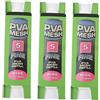 Qezodsx 3 x 5 m PVA 37 mm Wide Mesh Refill pesca alla carpa Stocking Boilie Rig Wrap