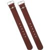 Generic Cinturini In Pelle Per Cestino Bici per Cestino da Manubrio con Fibbia