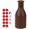 Generic Bottiglia Shaker da Biliardo con 16 Palline Numerate, Resistente Scatola per Dadi da Biliardo per il Divertimento in Famiglia a Casa (BROWN)