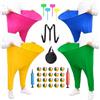 JKRithm Set di 35 pantaloni da nonna, gioco divertente da giardino, giochi all'aperto per adulti, bambini e famiglia, set di pantaloni per feste di compleanno e attività per gruppi