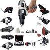 SACLMD Kit combinato di utensili elettrici,set di utensili a batteria,set di utensili elettrici a batteria,kit combinato agli ioni di litio,kit combinato senza spazzole,TwoBatteries