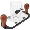 PerGar Base per Fresatrice per Fresatura del Legno, Base per Immersione per Fresatrice Portatile, Base per Immersione per Fresatrice per Intaglio in Lega di Alluminio per Macchina da