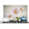 KitchenYeah© Pannello Paraschizzi da Cucina Alluminio Alzatina Top