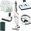 DG Service VORWERK FOLLETTO VK220s Rigenerato Come Nuovo - Aspirapolvere Scopa Elettrica Con Filo con HD65, Filtro, 6 Sacchetti, 6 Profumini (Dotazione Completa + EB420 + SP600 + Picchio + Sacca)