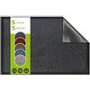 SQUATCH® | Tappeto d'ingresso interno | Zerbino resistente e antiscivolo | assorbe l'acqua e raccoglie lo sporco | facile da pulire | Collezione SPECTRUM (Antracite, 60x80cm)