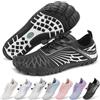 SAGUARO Scarpe Barefoot Minimaliste Donna Scarpette da Acqua Traspiranti Asciugatura Rapida Scarpe da Scoglio Antiscivolo per Bagno Spiaggia Yoga Surf, Nero, 35 EU
