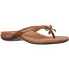 Vionic Bella Toe Post Sandal- Sandali plantari da donna di supporto che includono tre zone comfort con supporto per arco, infradito per donna, taglia media e larga, Marrone brevetto sintetico, 37.5 EU