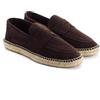 ABARCA Espadrillas Uomo Mocassini Casual Estate in Pelle e Iuta Scarpe Artigianali, marrone, 43 EU