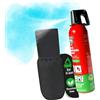 notlok Safety Work Mini Estintore Casa 750ml per incendi elettrici + A F | + Supporto Auto, Spray Estintore Elettrico Portatile, Batterie Litio + Auto Elettrica, Estintore per Casa e Auto