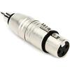 Hosa GXR-134, Adaptor, XLR3F to RCA