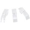 FILFEEL Set Piedini Trasparenti per Macchine da Cucire - 3 Piedini Trasparenti con Gambo Basso, Larghezza 10 Mm, Compatibili con 4452 6380 4432 Confidence 7640 9960 M1000 Bernette B35 B05 XM3700 H