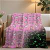 HZVRTN Coperta per bambini a forma di unicorno, dinosauro, coperta luminosa al buio, morbida coperta regalo per ragazzi e ragazze, coperta per bambini (unicorno G, 130 x 150 cm)