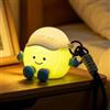 Gemmac Lampada da Notte Bambini Ciondolo in Silicone con Sensore Tattile | Luminosità Regolabile, 7 Colori, Silicone Senza BPA, Ricaricabile via USB (4-58 ore), con Passante per Appendere