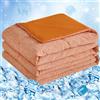 RUMBALUXY Coperta Rinfrescante, Q-Max >0,45 Coperta Estiva Matrimoniale, Leggera Traspirante, arancione, 213x228CM