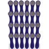 trendfinding 24 mollette da bucato con molle a spirale in acciaio inox e Soft Grip Softgrip Soft Touch Softtouch Indigo Grigio, LI3400E-24_IN
