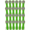 trendfinding 24 mollette da bucato con molle in acciaio inox e Soft Grip Softgrip Soft Touch Verde Grigio, LI3400E-24_GR