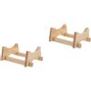 Set of 2 Supporto Per Botti Di Vino Base Distributore Bevande Botte Legno