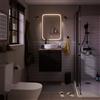 SENSEA Specchio Remix con illuminazione integrata bagno rettangolare SENSEA L 60 x H 80 x P 3 cm grigio / argento