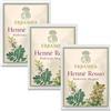 Generic 3x Erbamea - Hennè ROSSO RINFORZATO MOGANO - Busta da 100 gr - A base di polvere di Lawsonia inermis e Cassia Italica - Pacchetto da 3 buste da 100 gr l'una + in OMAGGIO 2 Tisane Funzionali Viropa