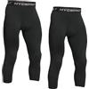 HYCOPROT 3/4 Pantaloni a Compressione da Uomo Pantaloni da Corsa ad Asciugatura Rapida Calzamaglia Sportivi Leggings Base Layer Traspiranti Pantaloni Stretti