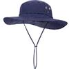 AYPOW Cappello da Pescatore Taglie Forti XL XXL per Uomo, Tesa Larga Leggero Traspirante UV Cappelli da Sole Estiva, UPF50+ Impermeabile Asciugatura Rapida Pieghevole Bucket Hat Boonie Cappello Safari