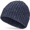 HANSA-FARM | Morbido berretto da donna e da uomo, in 100% lana di alpaca in + 14 colori - Berretto invernale di alta qualità, Blu scuro - HF236, Taglia unica