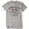 Chevrolet Licenza Ufficiale Corvette Detroit Original Uomo Maglietta