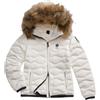 Blauer Giacca Corta Aldie 03096 Piumino Donna Nylon Bianco Ottico