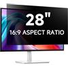 STARY Filtro privacy per computer da 28 pollici per monitor 16:9, antiriflesso e anti graffio, schermo rimovibile per la privacy