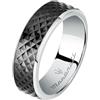 Maserati Jewels Anello Uomo in Acciaio, IP nero - JM422AVD11019