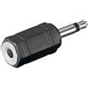 CABLEPELADO Adattatore Audio Jack 3,5 mm Femmina a Maschio | Convertitore Stereo a Mono | Adattatore per Cuffie | 1 Pezzo