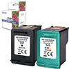 ELLENNE CARTUCCE PER HP 337XL NERO + 343XL COLORE DESKJET OFFICEJET PHOTOSMART
